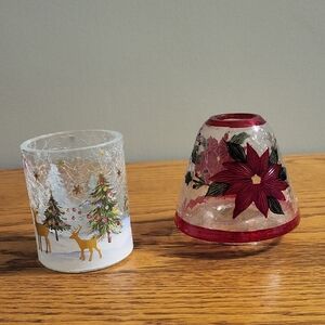 Yankee Candle Votive Holder and Candle Topper